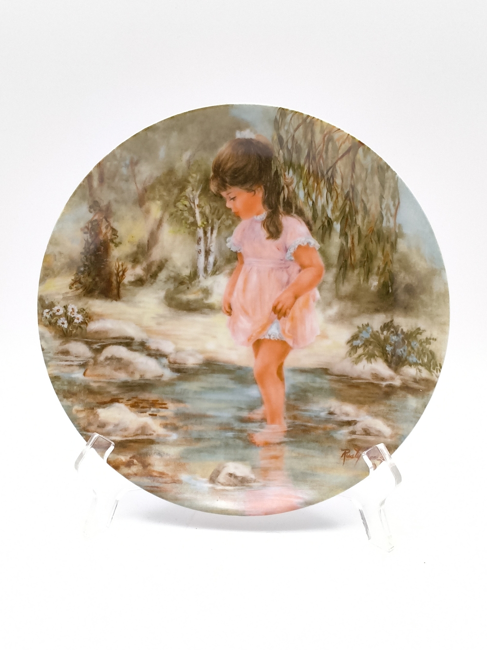 1982 R.J. Ernst Enterprises "Lisa's Creek" Limited Edition Collector Plate